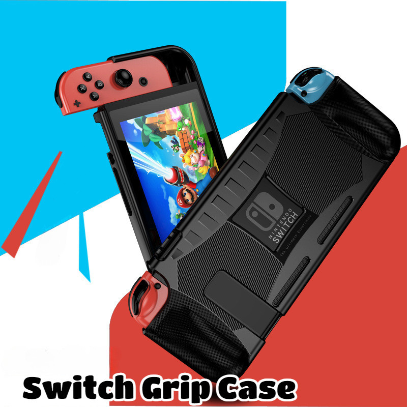 Switch Grip Case Premium TPU สําหรับ Nintendo Switch V1/ V2 Ergonomic Grip Design [สต๊อกสินค้าในพื้นที่]