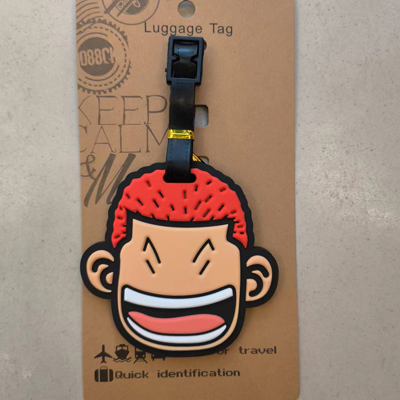 Slam Dunk Shark Lucky Cat Rukawa Maple แท็กกระเป๋าเดินทางกระเป๋าเดินทางระบุป้ายกระเป๋าแท็ก Boarding Bag Tag Travel Voyage อุปกรณ์เสริม