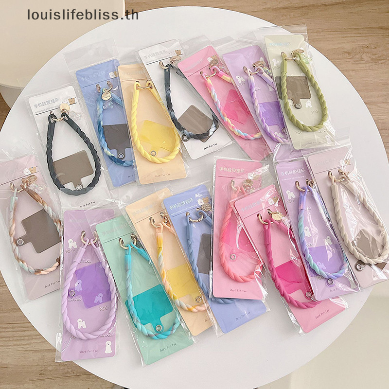 Louislifebliss น่ารัก Luminous Bear สายรัดโทรศัพท์ Lanyard น่ารักกีฬา Lanyards แฟชั่นยาวโทรศัพท์มือถือเชือกจี้สําหรับโทรศัพท์สายรัดซิลิโคนใหม่