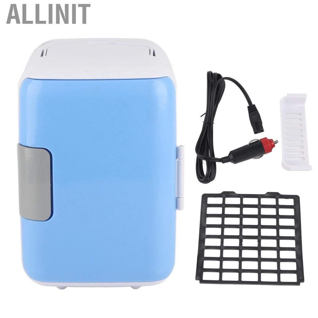 Allinit 4L Car Refrigerator Fridge Freezer Mini Portable Cooler