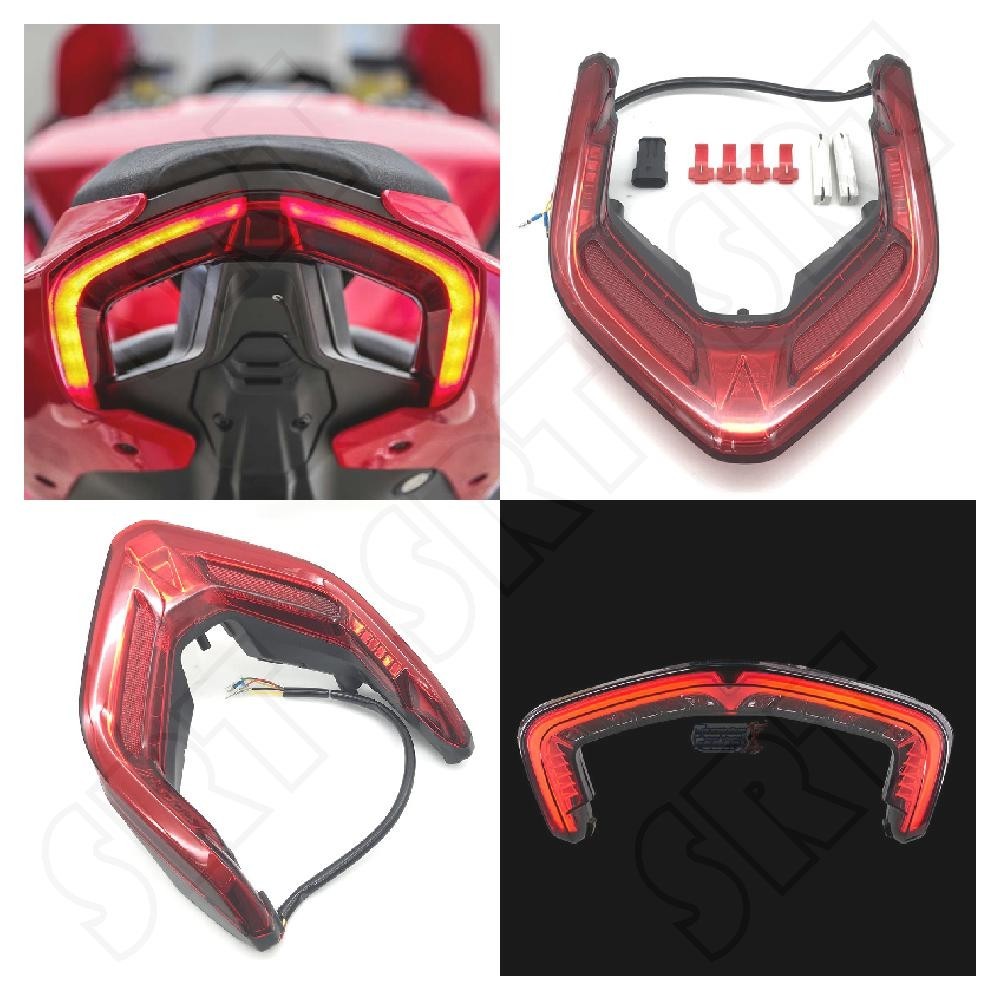 เหมาะสําหรับ Ducati Panigale V2 V4 V4S V4R V4SP 2018-2023 รถจักรยานยนต์ LED ไฟท้ายแบบบูรณาการด้านหลั