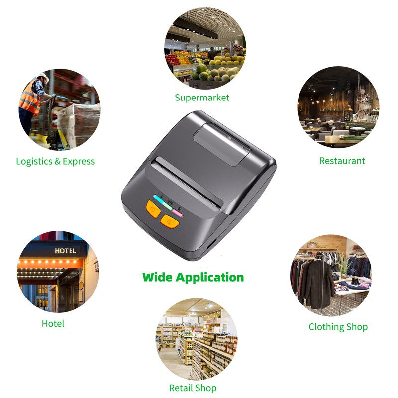 Bisofice Printer Bluetooth Mini Thermal Printer Portable POS - PT-230