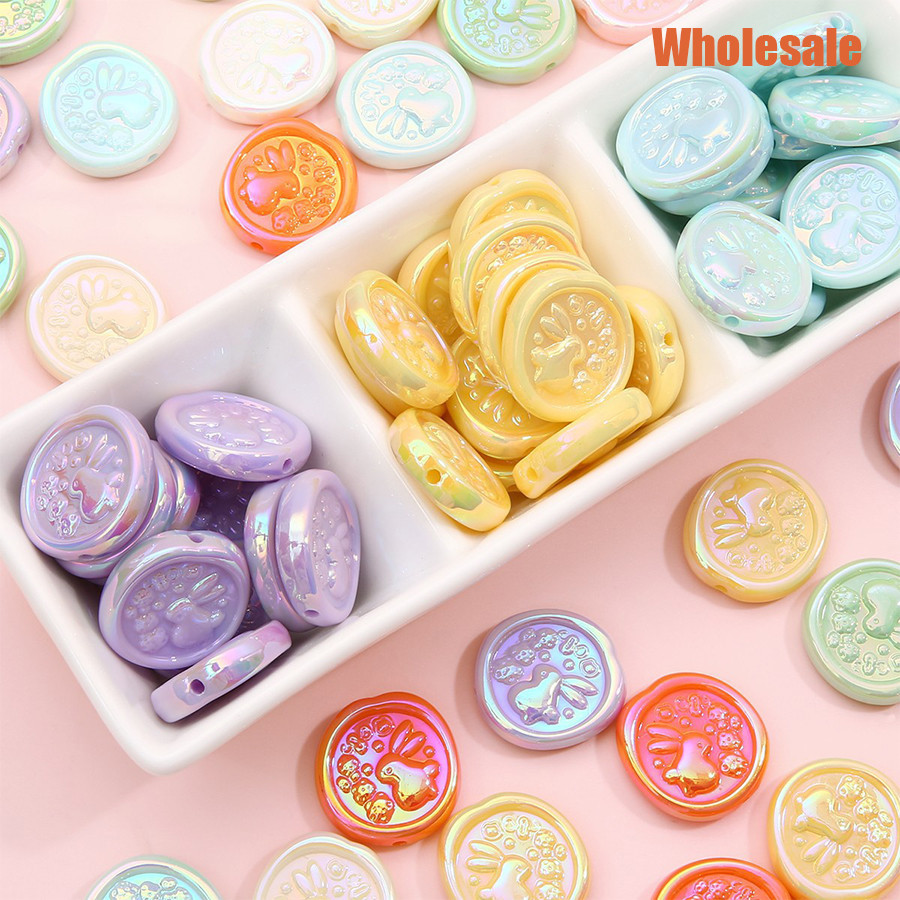 5 ชิ้น 24*25 มิลลิเมตรอะคริลิคกระต่ายเรขาคณิตหัตถกรรมลูกปัด DIY Charms Beading สําหรับสร้อยคอต่างหูเครื่องประดับทําอุปกรณ์เสริม Handmade วัสดุ