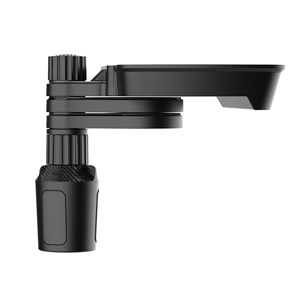 ถาดอาหารรถยนต์ ที่ใส่แก้วในรถแบบมัลติฟังก์ชั่นพร้อมถาดติดได้ 360° หมุนปรับได้ รถ ตารางถาดรับประทานอาหารสำหรับที่วางแก้ว - รูปที่ 7