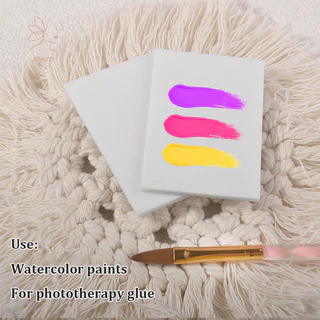 [เมย์บิวตี้] 50แผ่นทิ้งเล็บ ติ้ง กาวกระดาษฉีกได้โปร่งใสโปแลนด์สีผสมถาดเล็บเครื่องมือศิลปะ {ไทย}