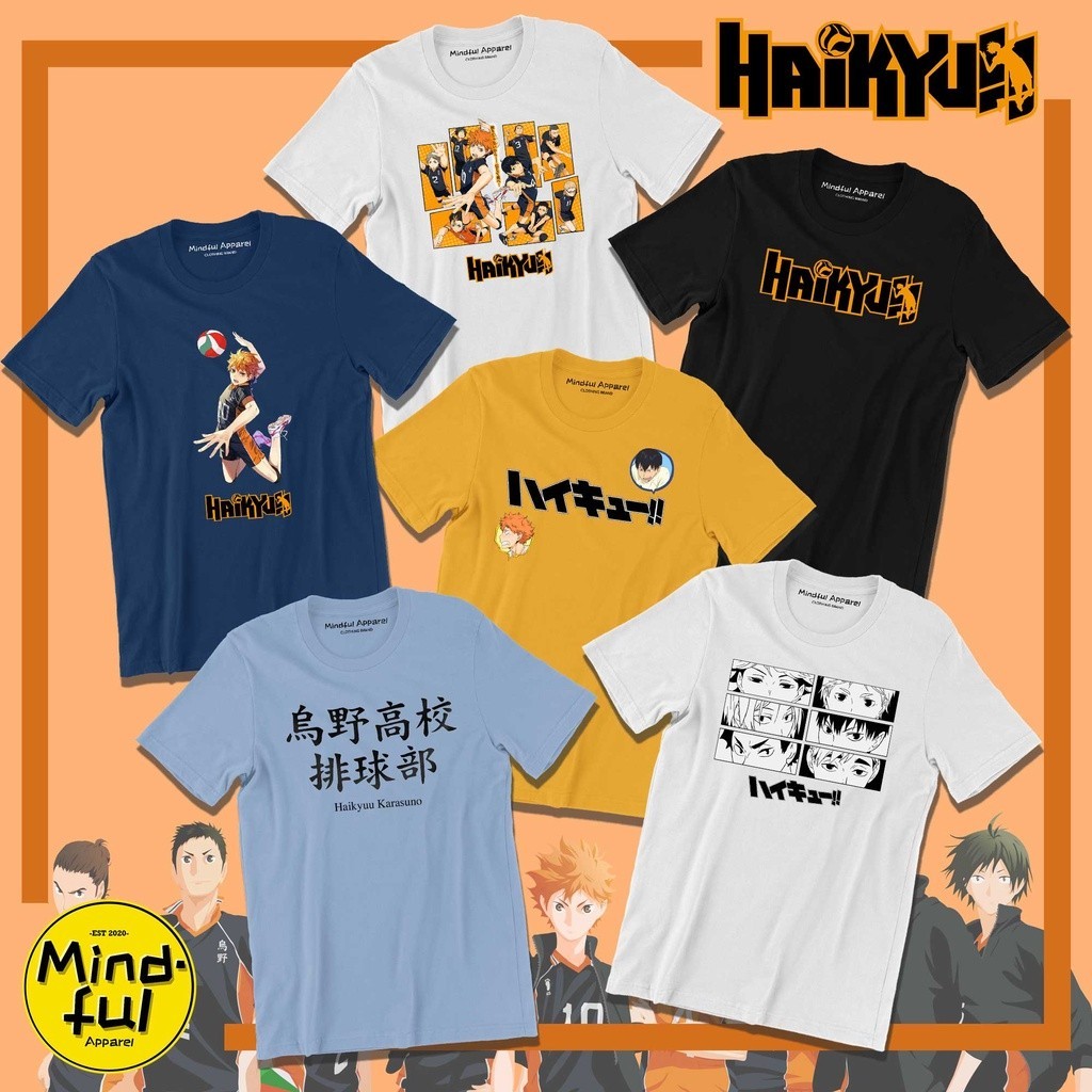 new 【Fashion】HAIKYU GRAPHIC TEES | MINDFUL APPAREL_01