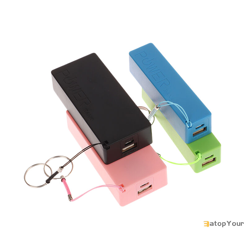 Eateopyour ] ชุดชาร ์ จมือถือสําหรับเคส DIY กล ่ องพกพาสีสันสดใสใหม ่