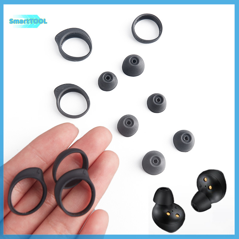 Utzn > 1 ชุดหูฟังซิลิโคนสําหรับ Samsung R170 Galaxy Buds + แผ ่ นรองหูหมวก Eartips ใหม ่