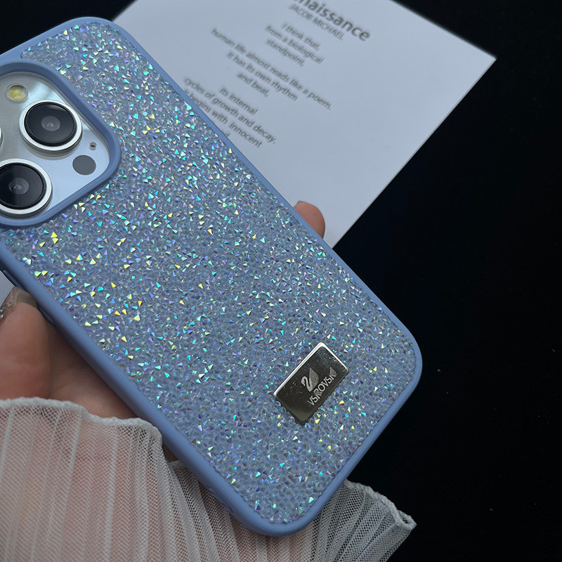 SWAROVSKI หนาswarovskiหรูหราrhinestoneพรีเมี่ยมแบรนด์หรูdropทนเคสโทรศัพท์สําหรับiphone 15promax 14 13 12 11 Pro Max 14plus 11pro XsMax XR X Xs 7 8Plusปกหลัง ราคา ถูกที่สุด ดีลบีเคเค แกลเลอรีภาพที่ 8