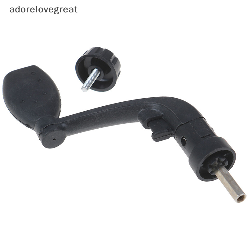 Alt พลาสติกสีดํา Power Handle รอกตกปลา Crank Arm Spinning Reel ประเภท 200 DRG