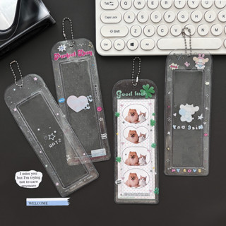 Insโปร่งใสGlitter Four-leaf Cloverการ์ตูนชีวิตPvcสี่ช่องไอดอ…