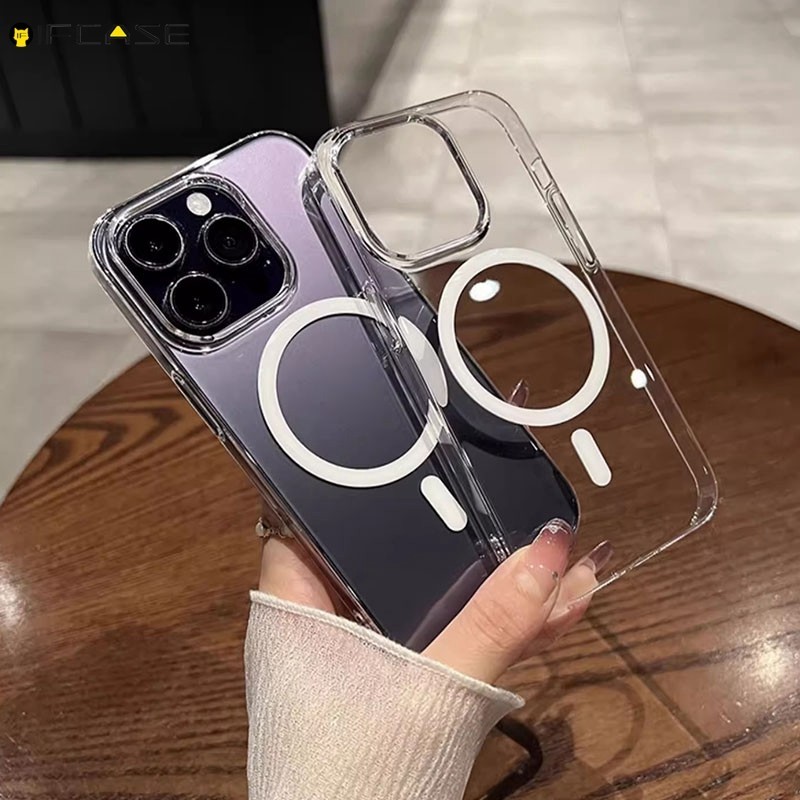 กรณีแม่เหล็กสําหรับvivo V30 V29 Lite V27 Pro 5G V29e V25 V25e V23e V20 เคสโทรศัพท์แม่เหล็กดึงดูดชุบกล้องโปร่งใสใสซิลิโคนอ่อนนุ่มกรณีฝาครอบ