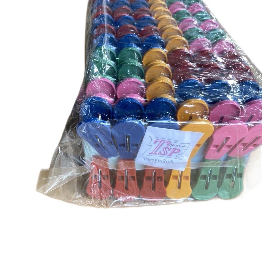 กิ๊บหนีบผ้าใหญ่1x12ขายยกถุง120บาทมี12แผง
