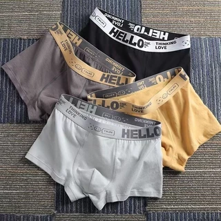 กางเกงในผู้ชายขาสั้น กางเกงในบ็อกเซอร์ชาย Boxer เนื้อผ้านิ่ม สวมใส่สบาย ระบายอากาศได้ดี สินค้าพร้อมส่ง