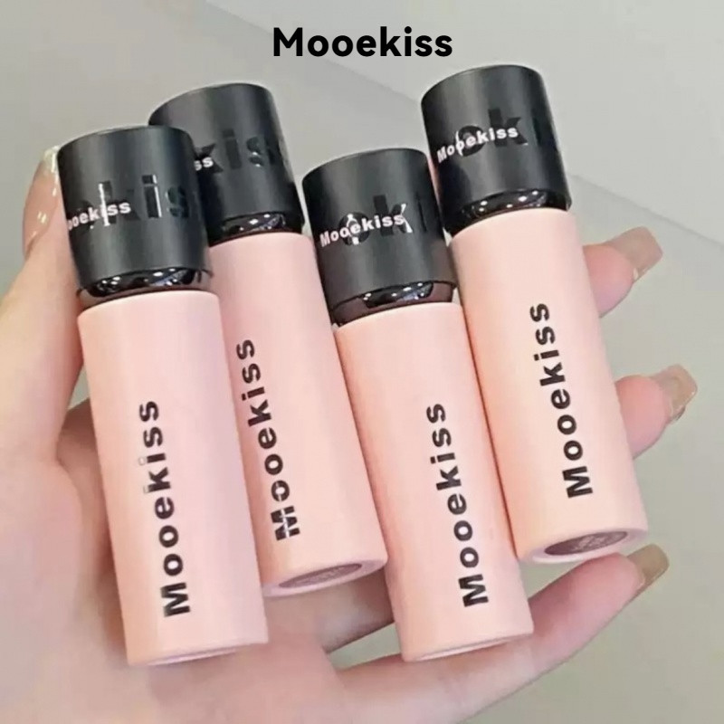 Mouekiss Lip Glaze Matte Lipstick Non-Fading Non-Sticky Cup Velvet Matte Lip Gloss