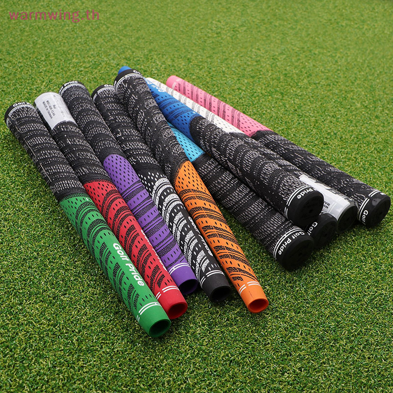 Warmwing Golf Grips Mcc มาตรฐาน/เส้นด้ายฝ้ายปานกลางธรรมชาติเป็นมิตรกับสิ่งแวดล้อมยาง Clubs ยาง Grips TH