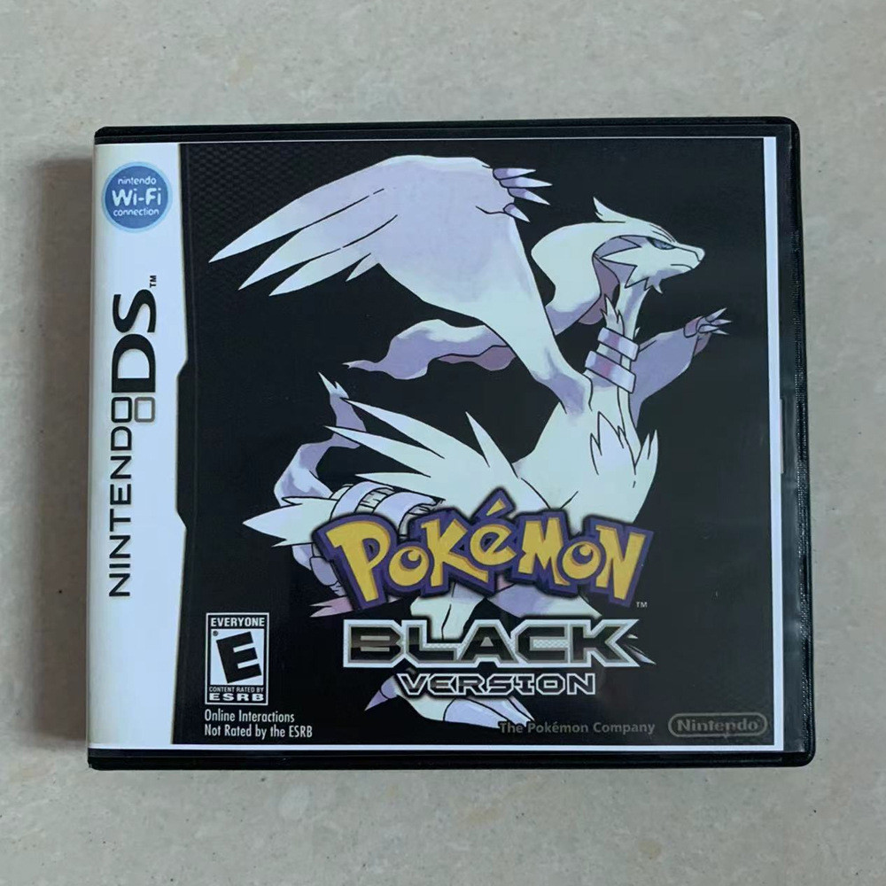 Pokemon Cassette nds Game Platinum Pearl Diamond การ์ดเกม Pokemon สีดําและสีขาวสําหรับ 3ds nds ndsl 