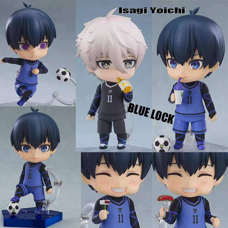 Isagi Yoichi Action Figure BLUE LOCK Nendoroid Nagi Seishiro Action Figure 1998 2056 ตุ๊กตาของขวัญ