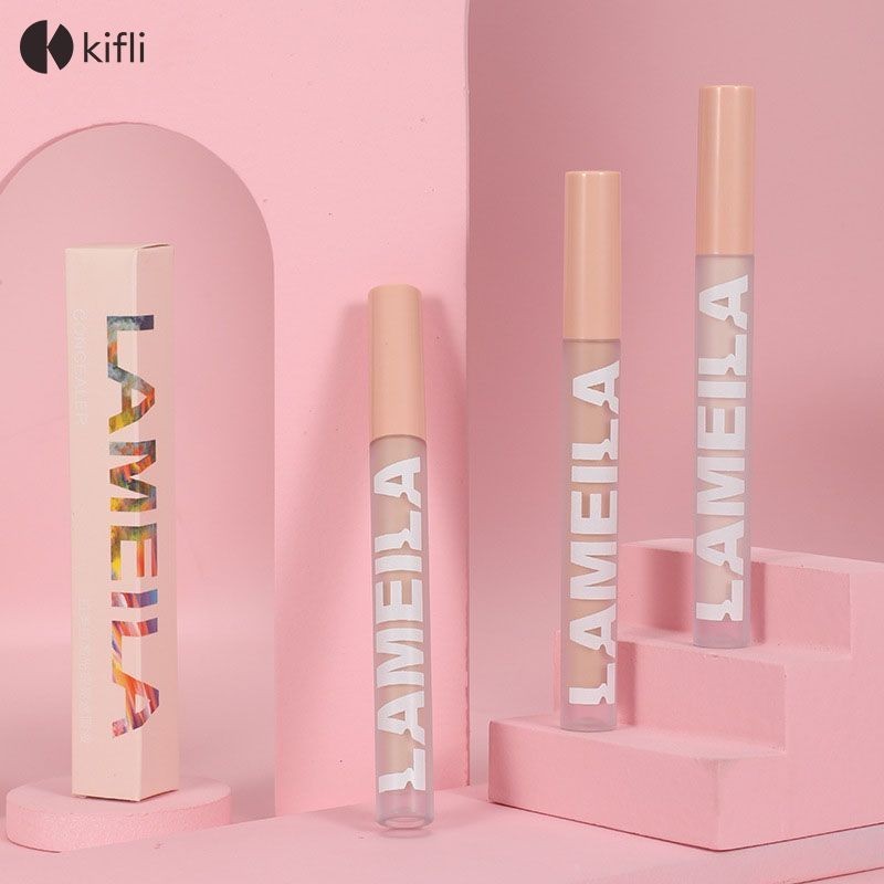 kifli.thHigh Gloss Foundation คอนซีลเลอร์ปากกา Liquid Foundation Oil Control และ Moisturizing Nude แต่งหน้าไม่ง่าย Off-KI