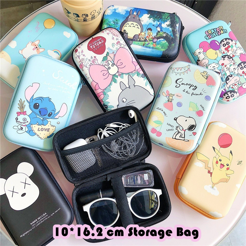 Case Homea10*16.2 ซม.CCD HDD SSD กระเป๋าเก็บสาย Electronics กระเป๋าซิปกระเป๋า EVA กล่อง