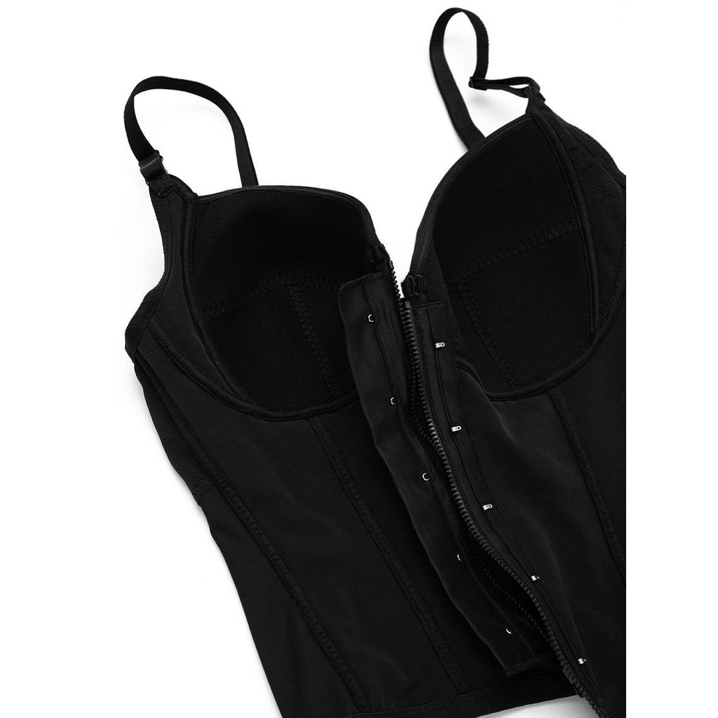 Sabina เสื้อกระชับสัดส่วน ไร้โครง Strong Support รหัส SLY24006BK - สีดำ - รูปที่ 2