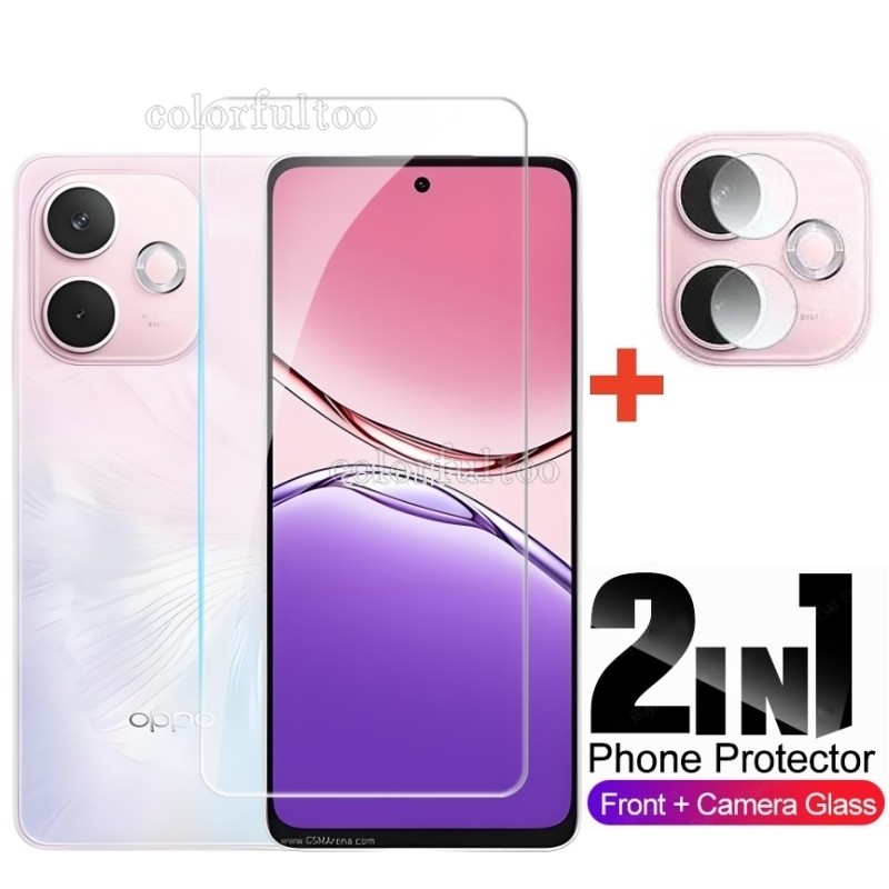 Oppo A5 Pro 2025 ฟิล์มป้องกันแก้วสําหรับ Oppo A5 A3 Pro A3Pro A5Pro 3 A3X A5X OppoA5 4G 5G 9H HD โทรศัพท์ด้านหน้าฟิล์มกระจกนิรภัยป้องกันหน้าจอกล้องด้านหลังฟิล์มเลนส์