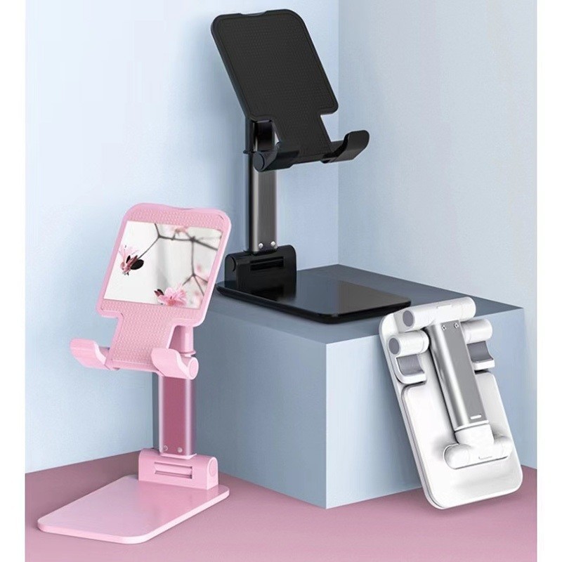 ที่วางมือถือ Mobile Stand Phone Holder phone iPad Tablets Foldable ขาตั้งมือถือพับเก็บได้ ที่วางมือถือ แท็บแล็ต สีจัดส่ง