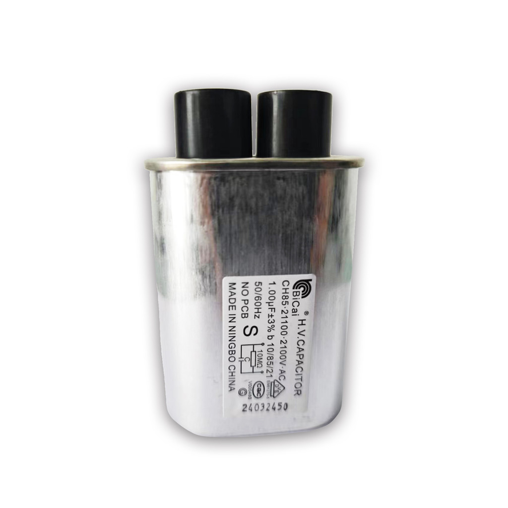 QSJZHY 2100V.AC 1.0uF 50/60Hz CH85.21100 แรงดันไฟฟ้าสูง HV CAPACITOR เตาอบไมโครเวฟอะไหล่