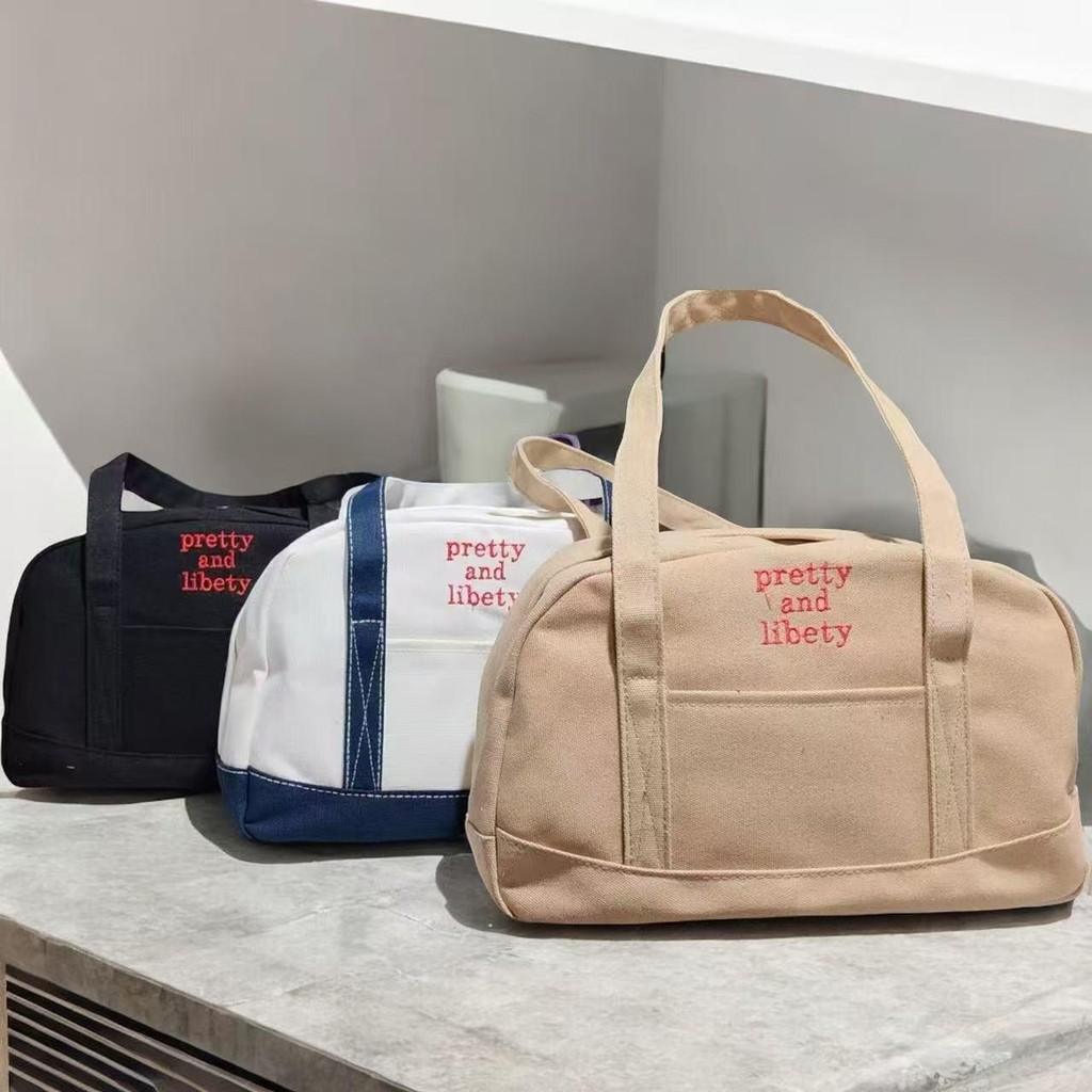 【พร้อมส่ง】miss bag fashion กระเป๋าสะพายข้างผู้หญิง กระเป๋าผ้าใบ สไตล์เกาหลี เรียบง่าย