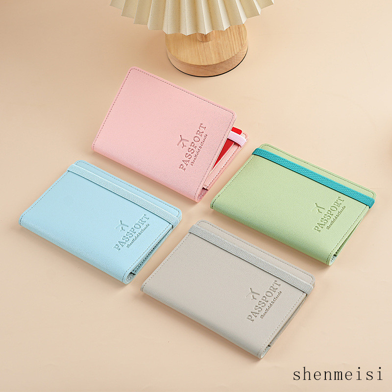 Pu Leather Passport Bag wallet Multifunctional Passport Holder Passporter Holder Wallet