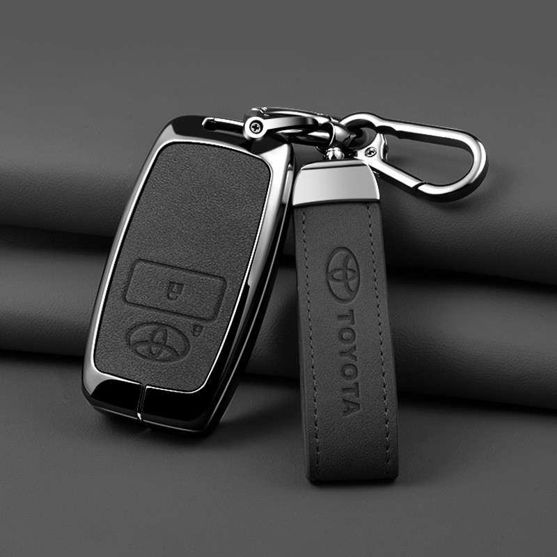เคสกุญแจรีโมทรถยนต์ หนังสังกะสีอัลลอย อุปกรณ์เสริม สําหรับ Toyota Yaris Ativ 2022-2025 Vios 2023
