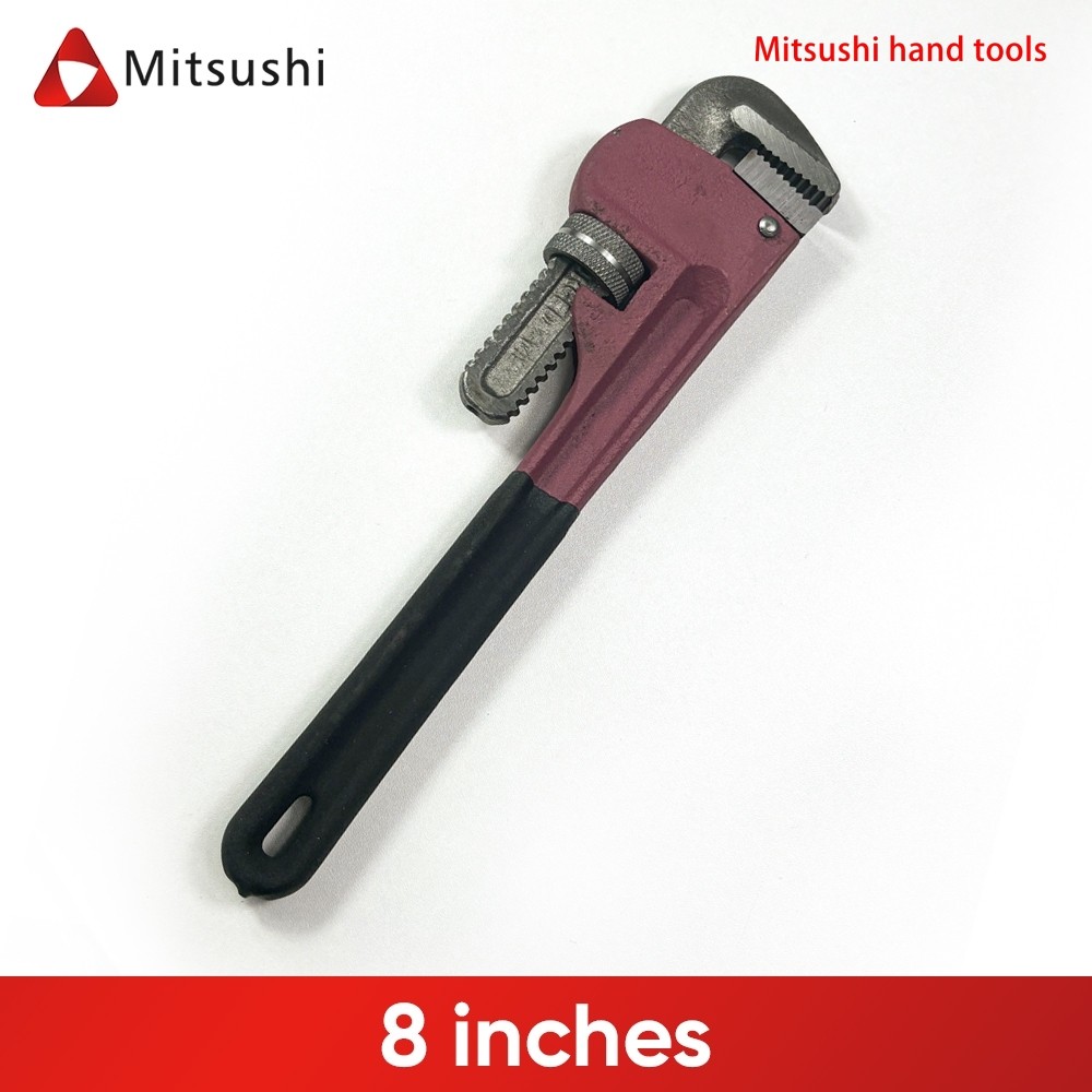 Mitsushi 8-24นิ้ว ประแจคอม้า ประแจจับแป๊ป ขาเดี่ยว ประแจท่อ หมาะกับงานบำรุงรักษาท่อต่างๆ ประแจท่อจับกระชับมือ