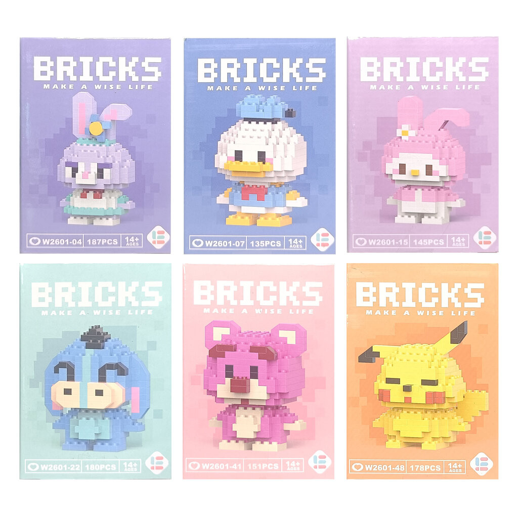 ชุดตัวต่อจิ๋ว บล๊อคจิ๋ว การ์ตูนดิสนีย์ ซานริโอ Block NanoBlock Bricks Building Disney Sanrio VaniLan