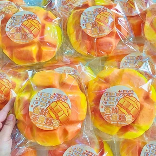 Sugar squishy บันเมล่อนจัมโบ้ ขนาดใหญ่ นุ่มนิ่ม เนื้อดี ชิ้นใหญ่ บีบฟินมาก