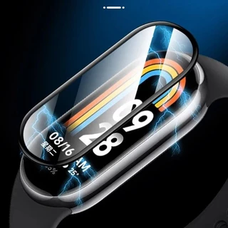 ฟิล์มกระจกนิรภัย for Xiaomi Mi Band 10 9 8 อุปกรณ์ป้องกันหน้าจอ for Smartwatch Mi Band 7 6 5 4