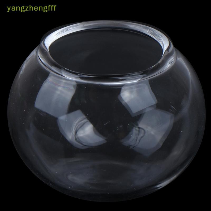 [yangzhengfff] 1x Dollhouse Miniature Mini Fish Tank Mini Glass Bowl Doll House Accessories [ใหม่]