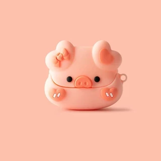 สําหรับมอนสเตอร์ Monster MQT52 เคส Case หูฟังบุคลิกภาพการ์ตูนดาว Moon Piggy Toast ขนมปังรูปแบบ Carabiner