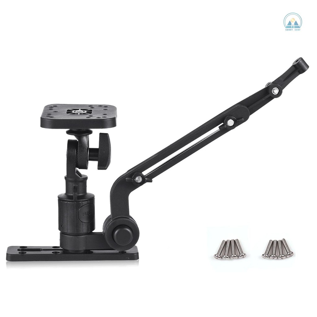 Kayak Fish Finder แผ่นยึด Kayak เรือ Transducer ติดตั้งแขน Fish Finder Mount ฐานอะแดปเตอร์