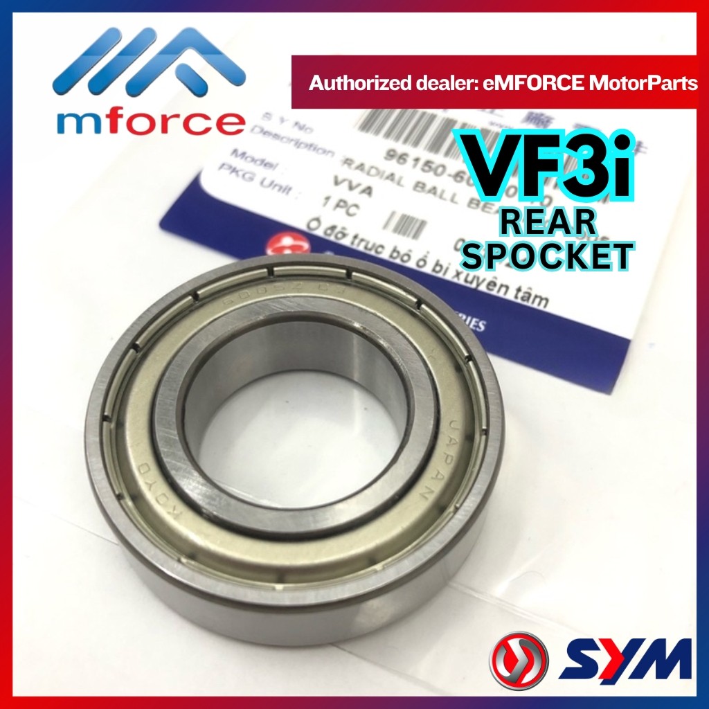 SYM VF3 VF3i REAR SPOCKET HUB BEARING SPOKET HUB BELAKANG 6005 96150-60050-10 SYM