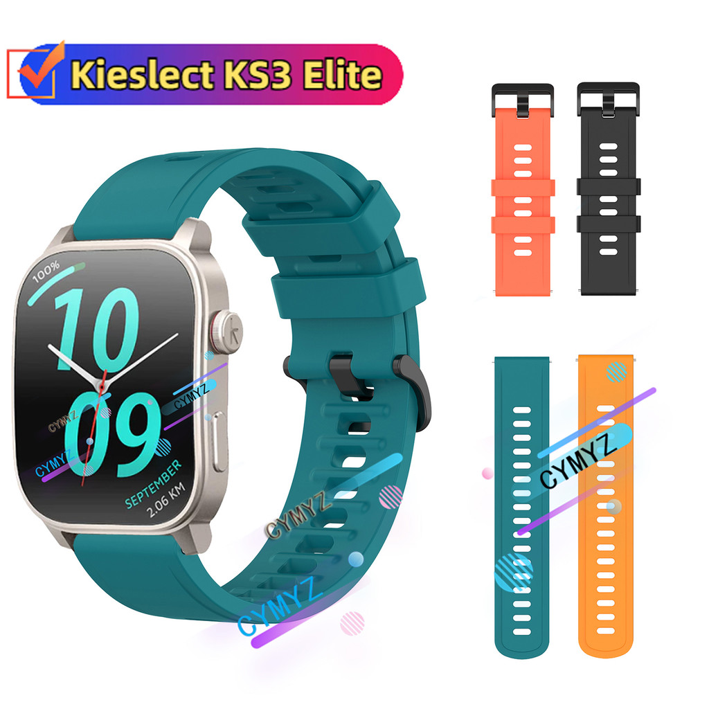 Kieslect KS 3 2 pro strap สายซิลิโคนสําหรับ Kieslect KS3 Elite strap สายรัดข้อมือกีฬา