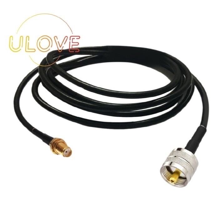 LP Cable Jumper Rg58 SMA ตัวเมียถึง Pl259 ความยาวชาย 1 เมตร
