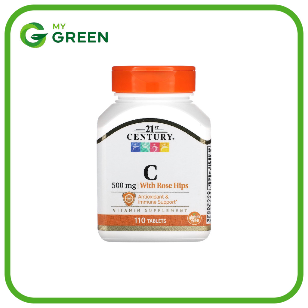 21st Century, Vitamin C with Rose Hips, 500 mg