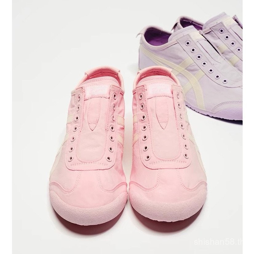ขายด่วน Onitsuka MEXICO 66 SLIP-ON สบาย ลำลอง กันน้ำ ดูดซับแรงกระแทก ทนทาน รองเท้าวิ่งต่ำ