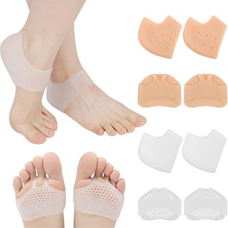 ซิลิโคนป้องกันส้นเท้า Metatarsal Pads Forefoot เจลส้น Pad Pl…