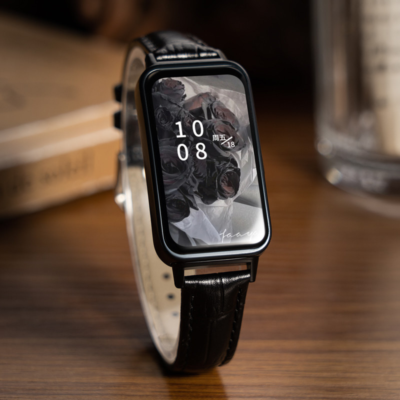 สายหนังแท้สําหรับhuawei Band 10 9 8 NFCนาฬิกาFit2 Fit3 GT 5pro 4 3 2 2pro 46 มม.42 มม.41 มม.43 มม.48 มม.สายนาฬิกาลายจระเข้สายรัดบุรุษเปลี่ยนสร้อยข้อมือ ราคา ถูกที่สุด ดีลบีเคเค แกลเลอรีภาพที่ 5