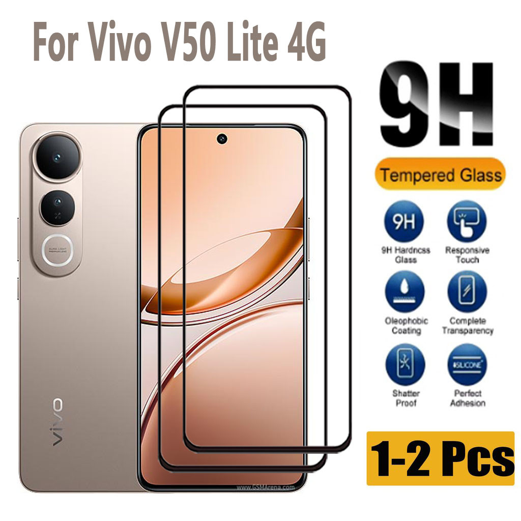 1-2 ชิ้น Vivo V50 Lite 4G ป้องกันหน้าจอสําหรับ Vivo V50 Lite V40 Lite V30e V29e V27e V25e V23e V21e 