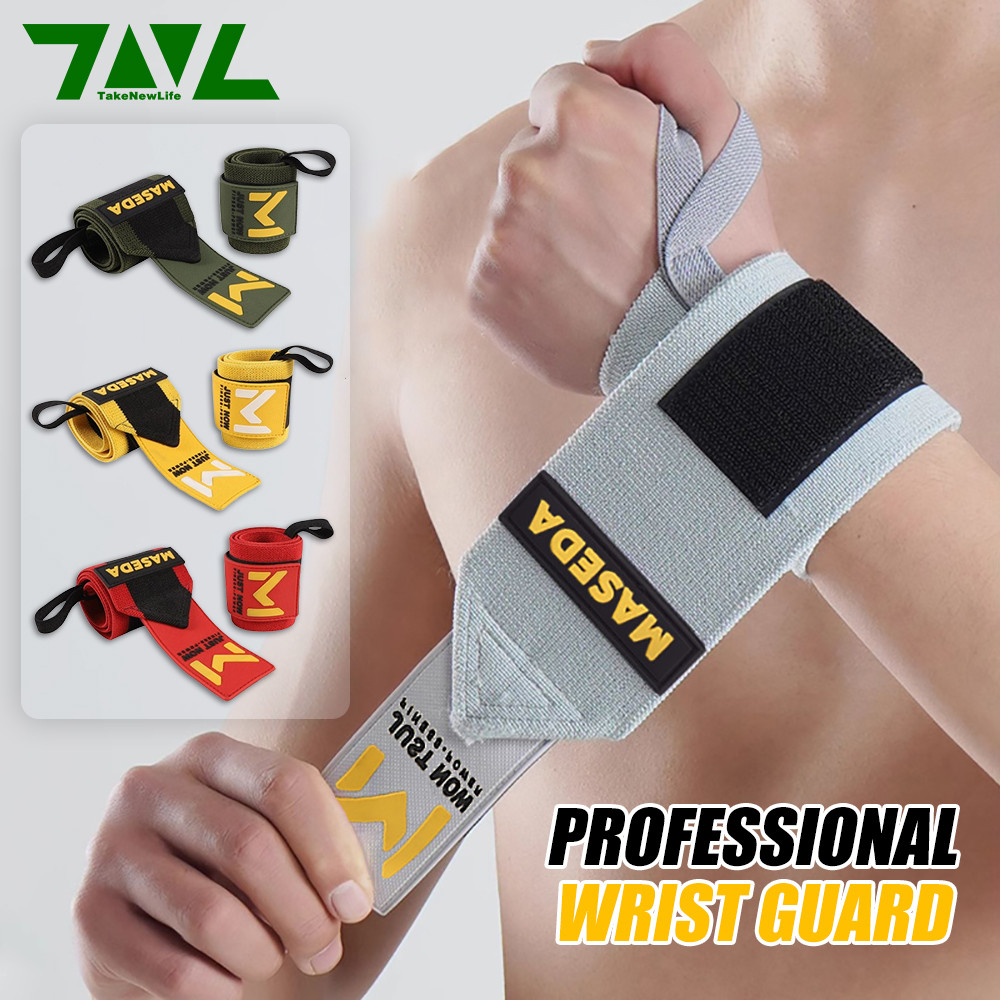 สายรัดข้อมือ ยกน้ําหนัก แบบมืออาชีพ สําหรับออกกําลังกาย ช่วยปกป้องข้อมือ ลดการบาดเจ็บจากการเล่นกีฬา（Wrist guard）
