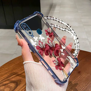 กันกระแทกcase สําหรับ vivo Y11 Y12 Y15 Y17 Y19 Y19S เคสโทรศัพท์ TPU สร้อยข้อมือล่าสุด 2025 ดีไซน์ใหม่ความงาม softCase