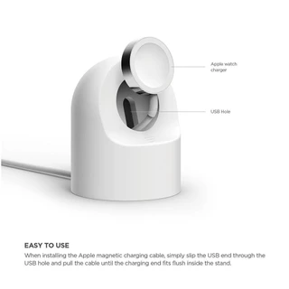 Ultra แท่นชาร์จยางอุปกรณ์เสริมสถานีชาร์จ for Apple Watch Ultra/SE 3 IWatch Series 11 10 9 8 7 49 46 45 44 42 40 38 มม