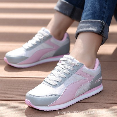 รองเท้าผู้หญิงสุภาพสตรีรองเท้าผ้าใบ Lace Up กีฬารองเท้าวิ่งรองเท้าผ้าใบ Trainers Shoes009 KJ9R